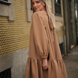 VESTIDO BE TRUE MELOCOTÓN CARAMELO
