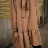 VESTIDO BE TRUE MELOCOTÓN CARAMELO