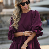BE LOVE BURGUNDY BLOUSE