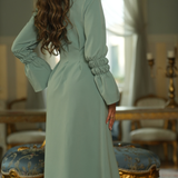 VESTIDO FUERTE VERDE AGUA