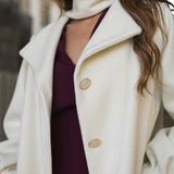 BE SWAN COAT CHOCOLATE