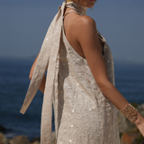 BELLA DRESS BEIGE