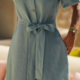 CRYSTAL DRESS SKY BLUE