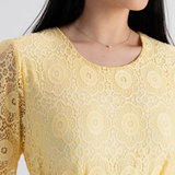 MARGARIDA DRESS BUTTER YELLOW