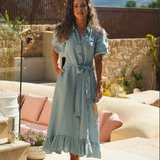 CRYSTAL DRESS SKY BLUE