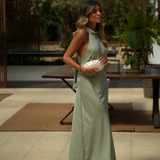 BEM ME AMO DRESS SAGE GREEN