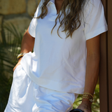 BE LUCKY POLO WHITE