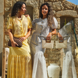 DANZA SKIRT BEIGE & WHITE