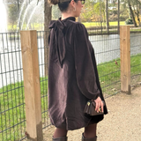 BE POWERFUL DRESS CHOCOLAT