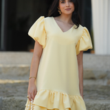 AURORA DRESS BUTTER YELLOW