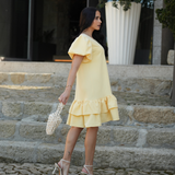 AURORA DRESS BUTTER YELLOW