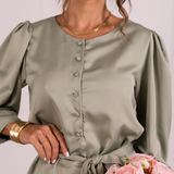 AURA BLOUSE SAGE GREEN