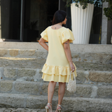 AURORA DRESS BUTTER YELLOW