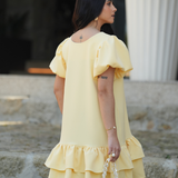 AURORA DRESS BUTTER YELLOW