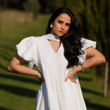 HERMOSA DRESS WHITE