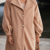 BE UNIQUE COAT BEGE