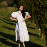HERMOSA DRESS WHITE