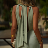 BEM ME AMO DRESS SAGE GREEN
