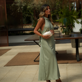 BEM ME AMO DRESS SAGE GREEN