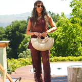 ZAFIRA PANTS BORDEAUX
