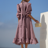 AMBAR DRESS ROSA MALVA
