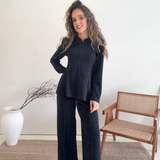 ELEVATE PANTS SHINE BLACK