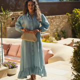 CRYSTAL DRESS SKY BLUE