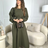 INDEFINÍVEL DRESS KAKI