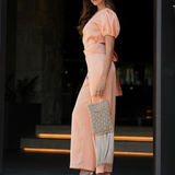FENIX SATIN JUMPSUIT CORAL