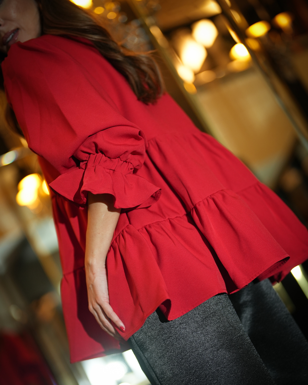 BE LOVE BLOUSE CHERRY