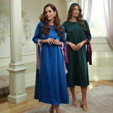 BRAVE DRESS ELECTRIC BLUE & LAVENDER