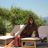 SUENO DRESS BORDEAUX