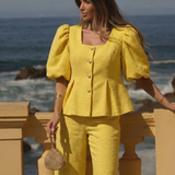 BARBIE PANTS YELLOW