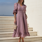 AMBAR DRESS ROSA MALVA