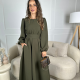 INDEFINÍVEL DRESS KAKI