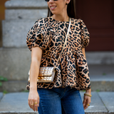 PUES QUIERO BLUSA LEOPARDO