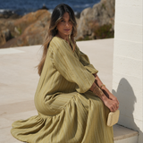 HAZEL DRESS PISTACHIO