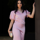 FENIX SATIN JUMPSUIT BARBIE