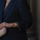 FLOWER BLAZER MARITIME BLUE