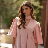 SERENA DRESS ROSE NUDE