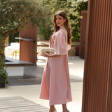 SERENA DRESS ROSE NUDE