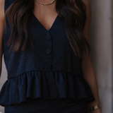 FLOWER TOP MARITIME BLUE