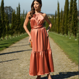 ELEONORA DRESS PEACH