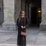 LUNA BLOUSE CHOCOLAT