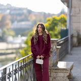 MARGOT COAT BORDEAUX