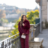 MARGOT COAT BORDEAUX