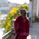 MARGOT COAT BORDEAUX