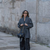 CLASSY COAT BLACK & WHITE