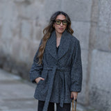 CLASSY COAT BLACK & WHITE