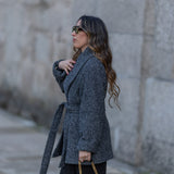 CLASSY COAT BLACK & WHITE